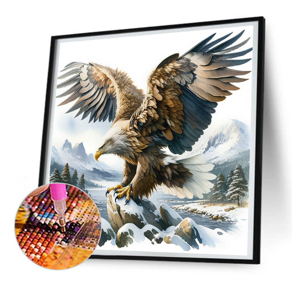 Eagle - Full Round Drill Diamond Painting 30*30CM