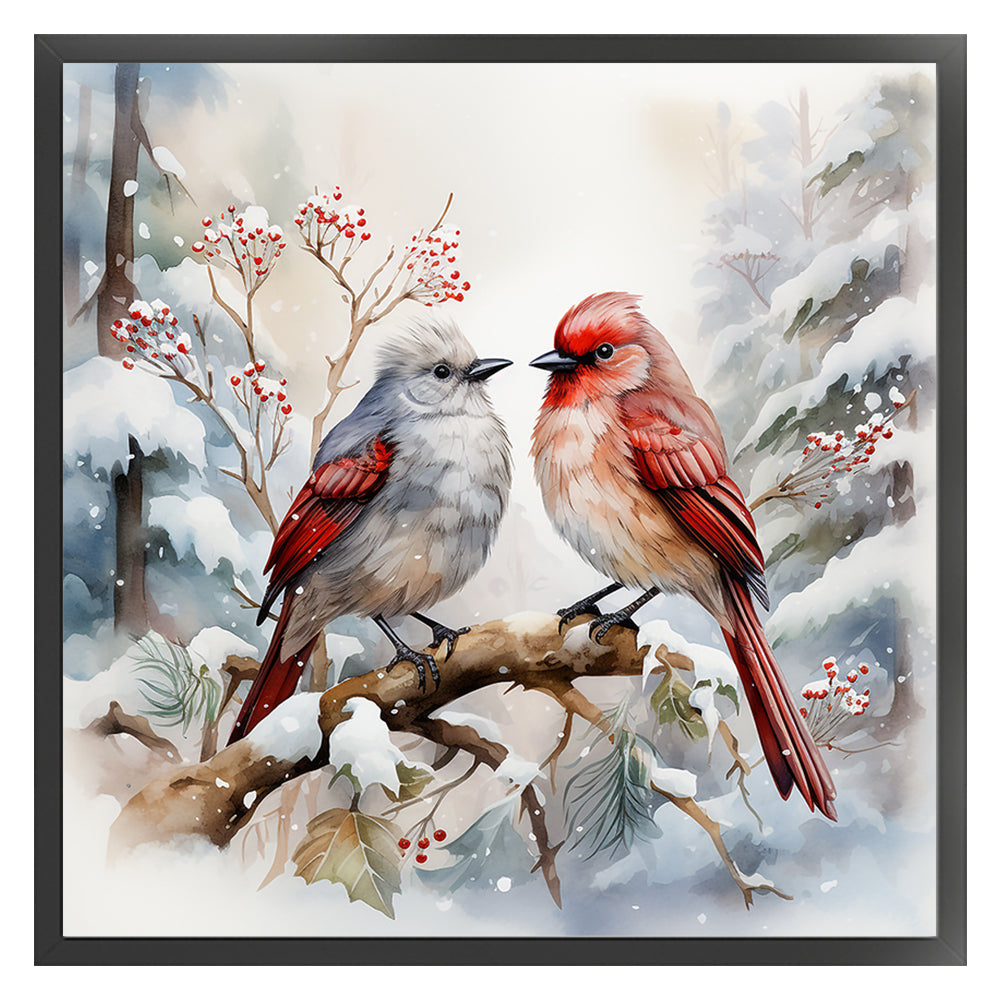 Birdie - 11CT Stamped Cross Stitch 40*40CM