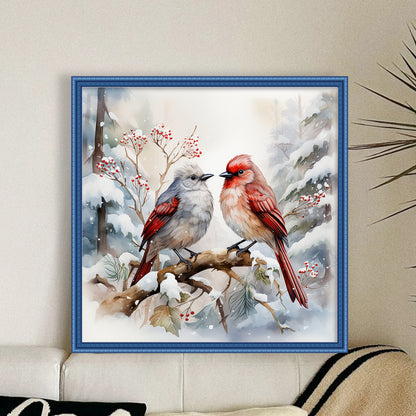 Birdie - 11CT Stamped Cross Stitch 40*40CM