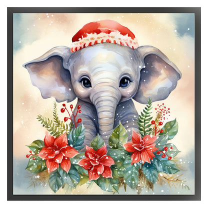 Elephant - 11CT Stamped Cross Stitch 40*40CM