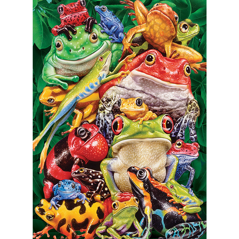 Frog - Full AB Round Drill Diamond Painting 40*55CM