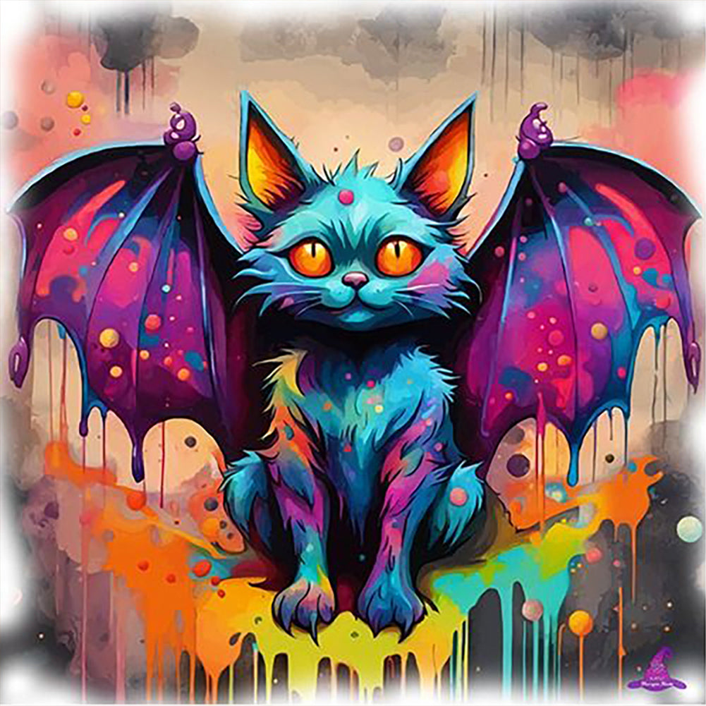 Forest Animals-Bats - Full Round Drill Diamond Painting 40*40CM