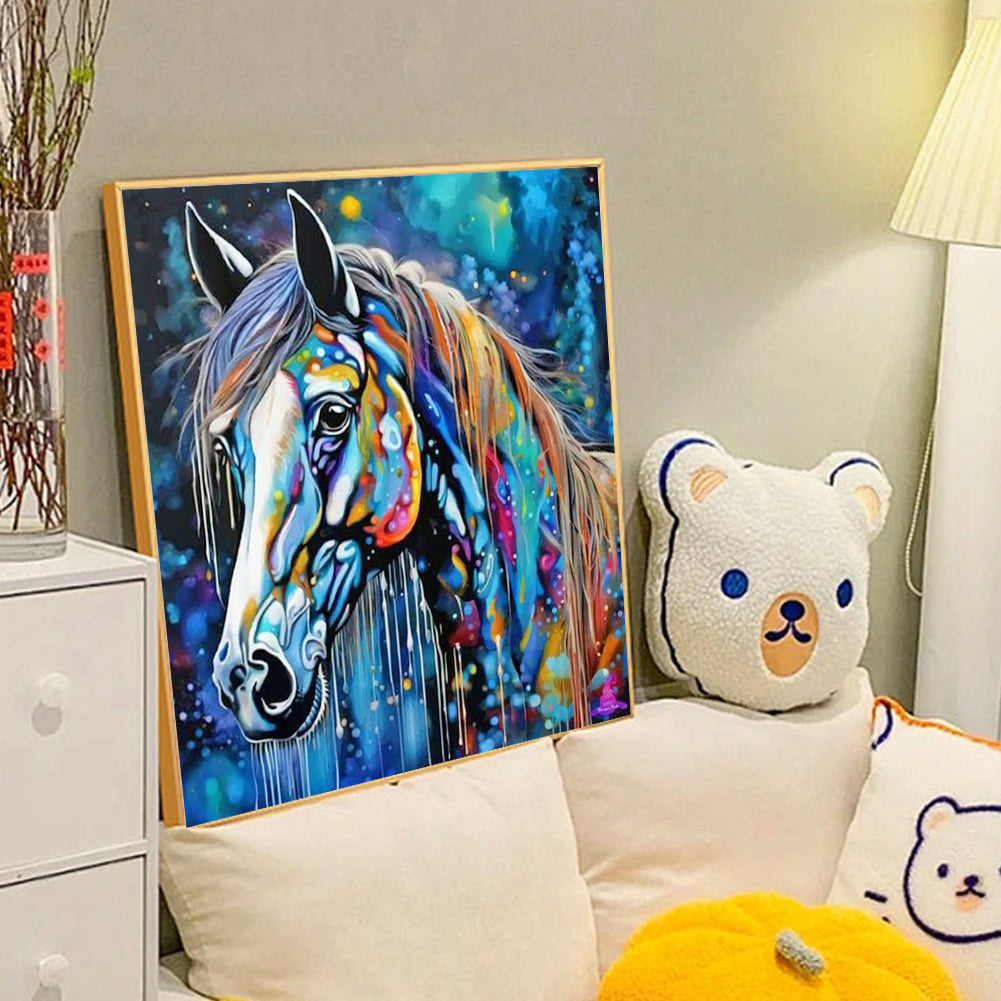 Horse - Full Round Drill Diamond Painting 40*40CM