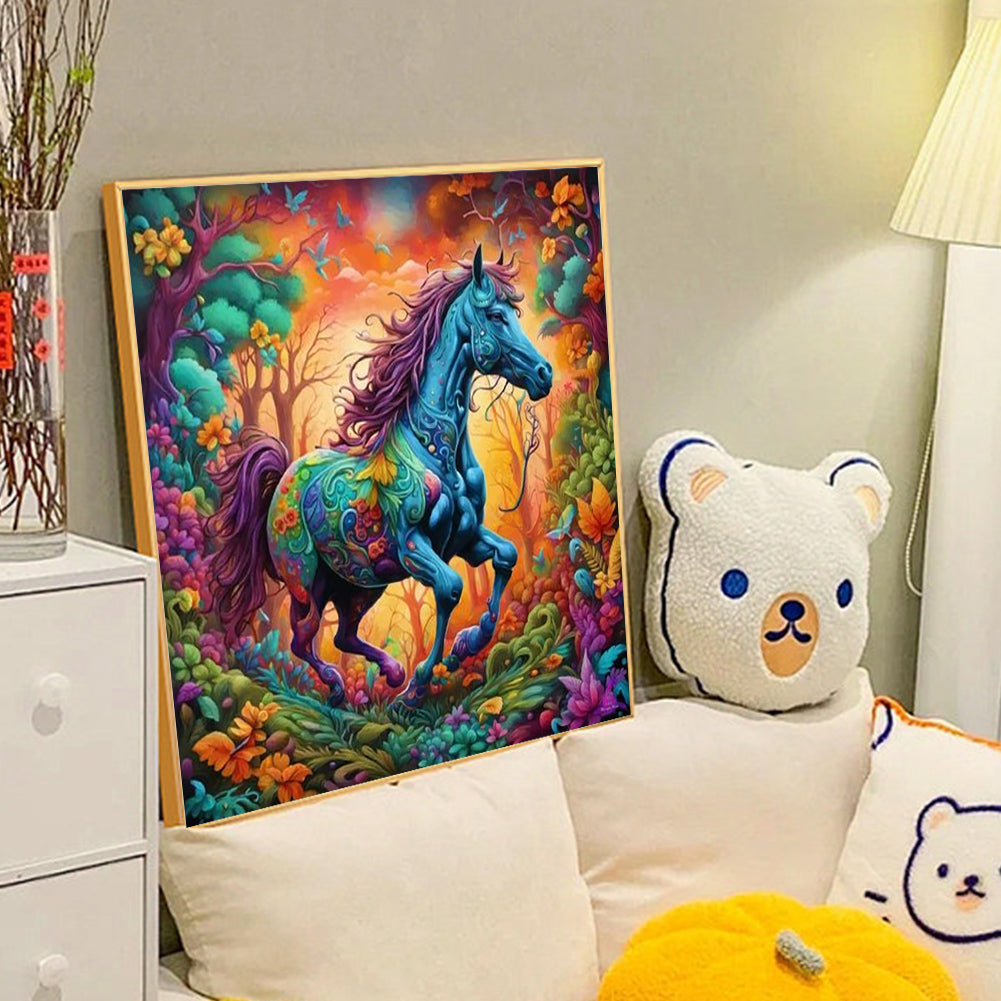 Horse - Full Round Drill Diamond Painting 40*40CM