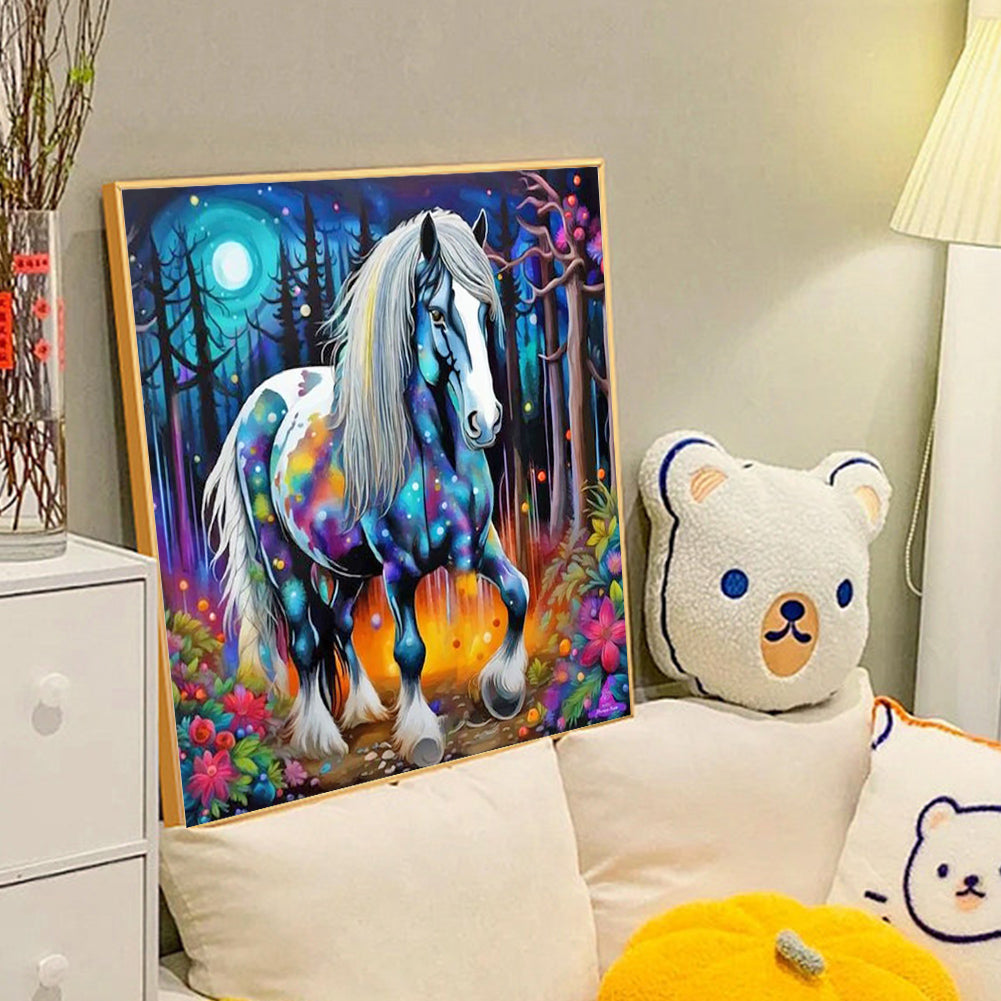 Horse - Full Round Drill Diamond Painting 40*40CM