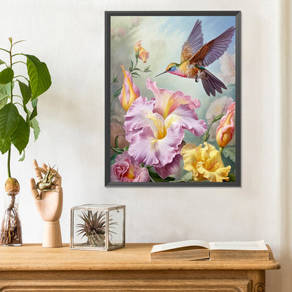 Hummingbird - Full Round Drill Diamond Painting 30*40CM