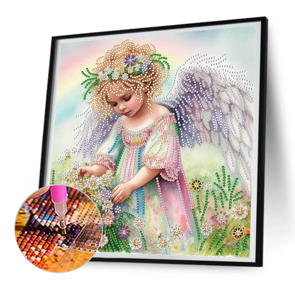 Little Angel - Special Shaped Drill Diamond Painting 30*30CM