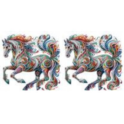 Gorgeous Horse - Special Shaped Drill Diamond Painting 30*30CM