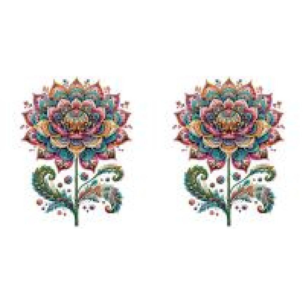 Gorgeous Flowers - Special Shaped Drill Diamond Painting 30*30CM