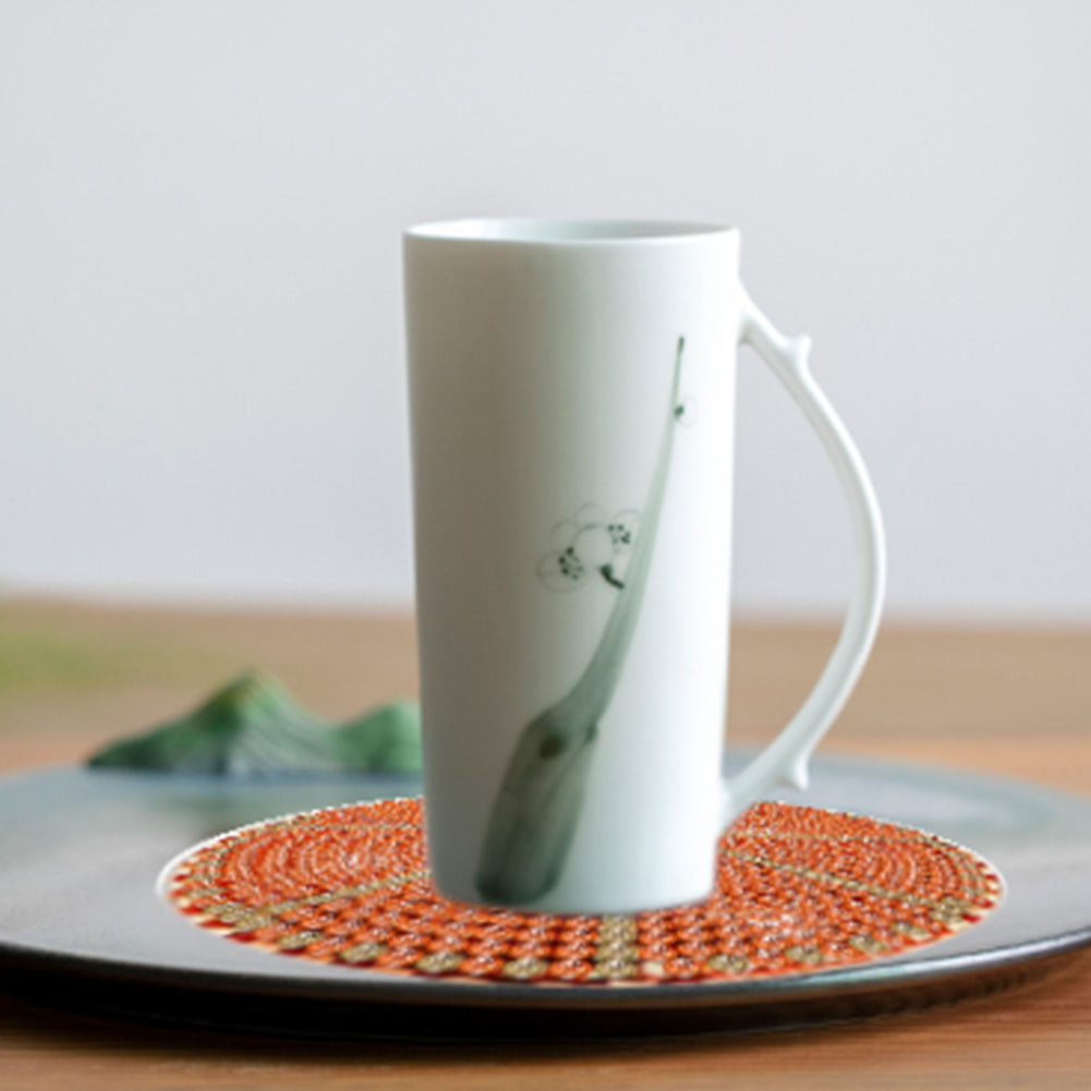 8 Pcs Wooden Diamond Painting Coasters Kits with Holder for Beginners (Flower)