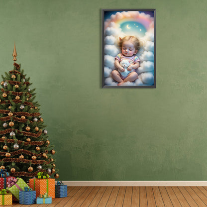 Angel Baby - Full Round Drill Diamond Painting 40*60CM