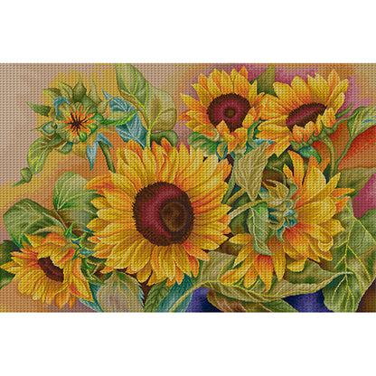 Sunshine Appointment - 11CT Stamped Cross Stitch 130*90CM(Spring)