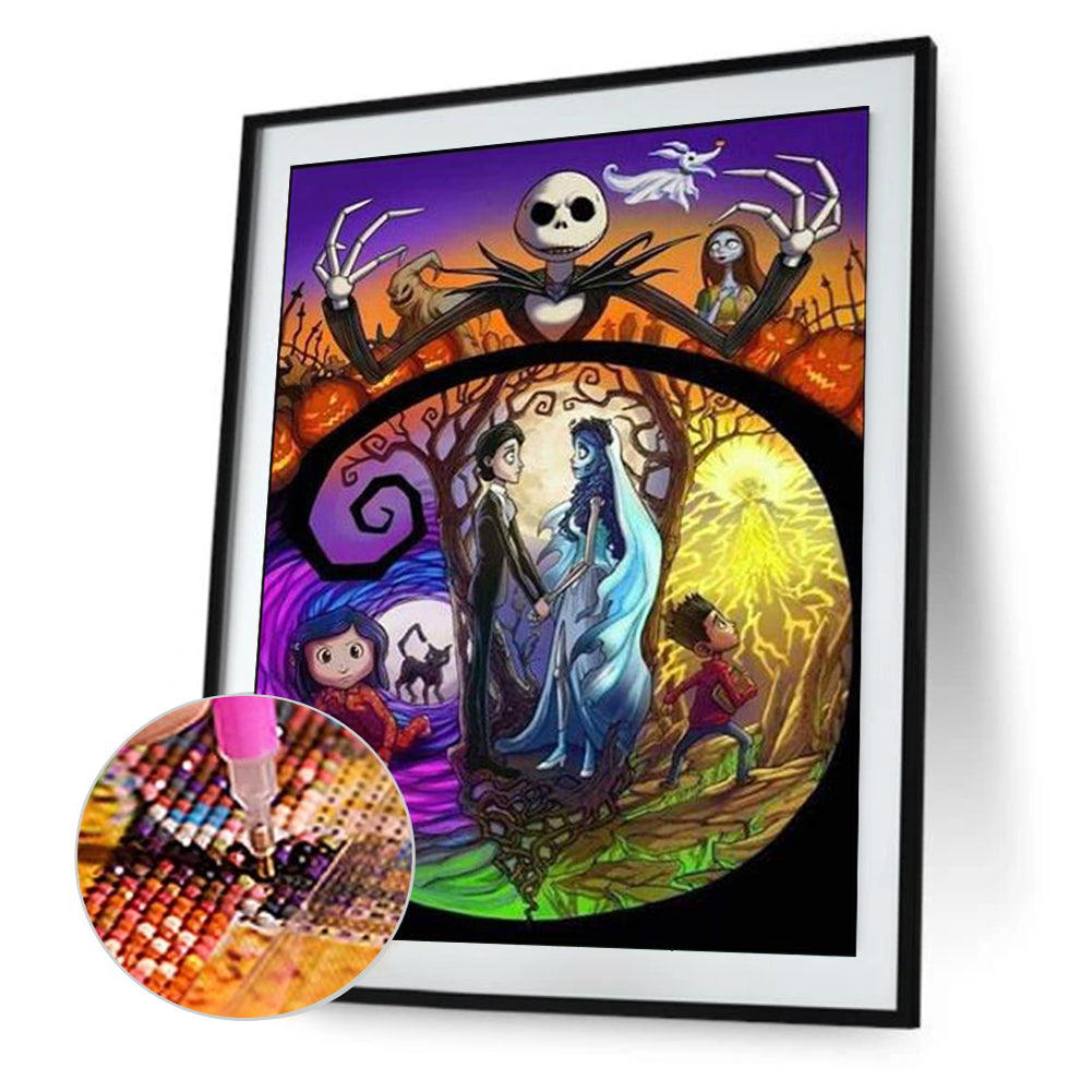 Zombie Bride - Full Round Drill Diamond Painting 50*60CM