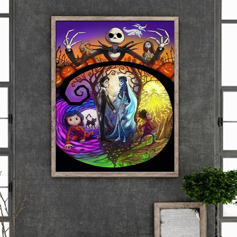 Zombie Bride - Full Round Drill Diamond Painting 50*60CM