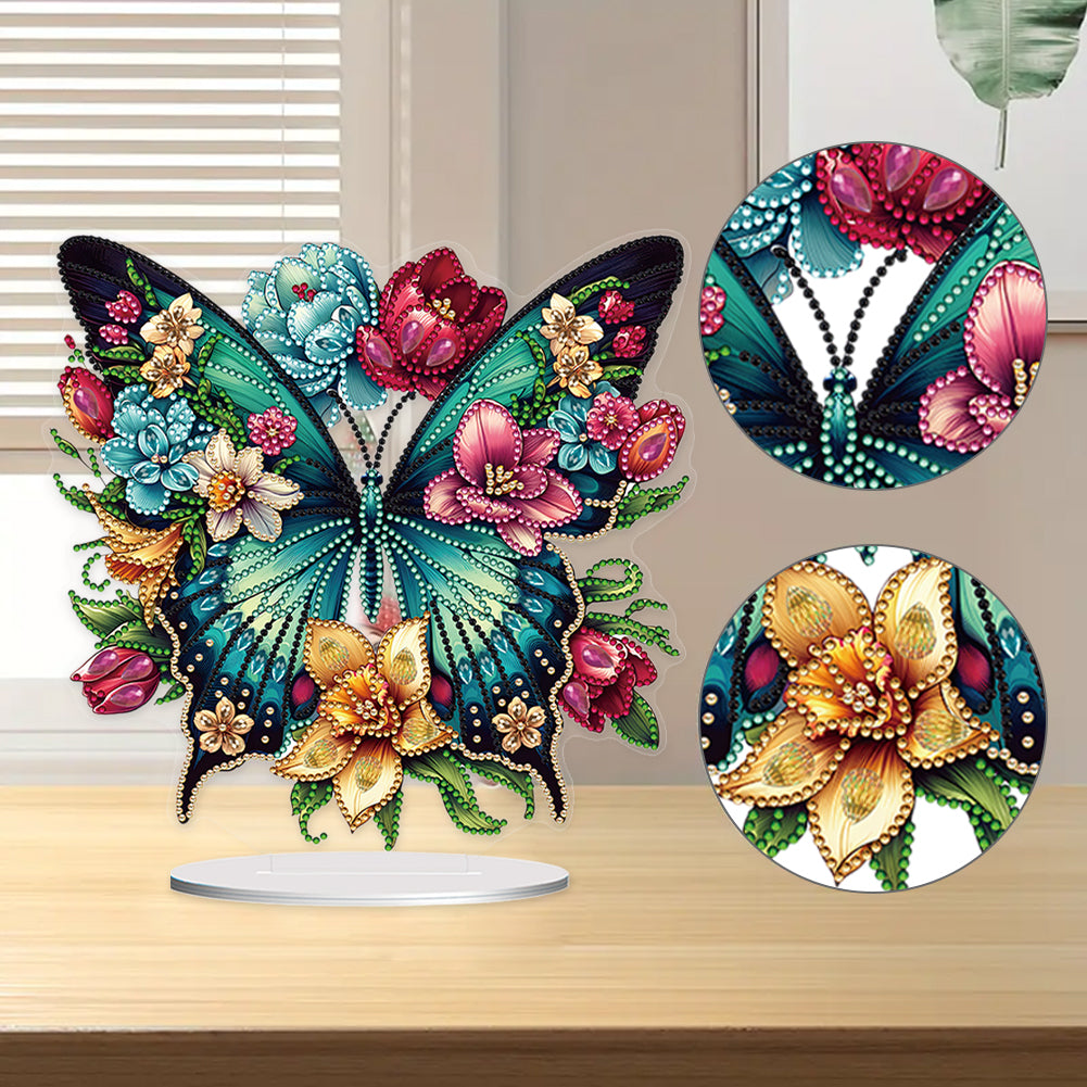 Butterfly Diamond Painting Desktop Ornaments for Home Office Desktop Decor