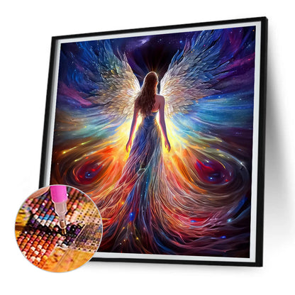 Winged Angel - Full Round Drill Diamond Painting 30*30CM