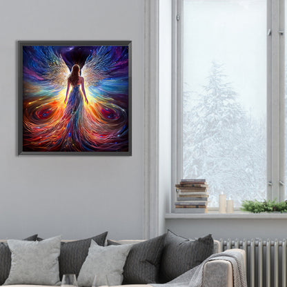 Winged Angel - Full Round Drill Diamond Painting 30*30CM