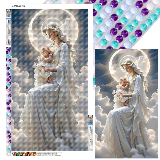 Our Lady Of Angels - Full Round Drill Diamond Painting 40*70CM