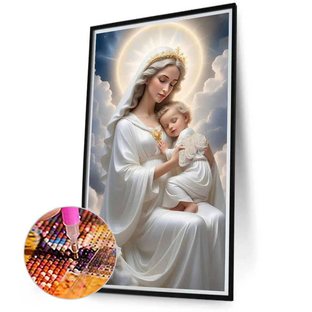 Our Lady Of Angels - Full Round Drill Diamond Painting 40*70CM