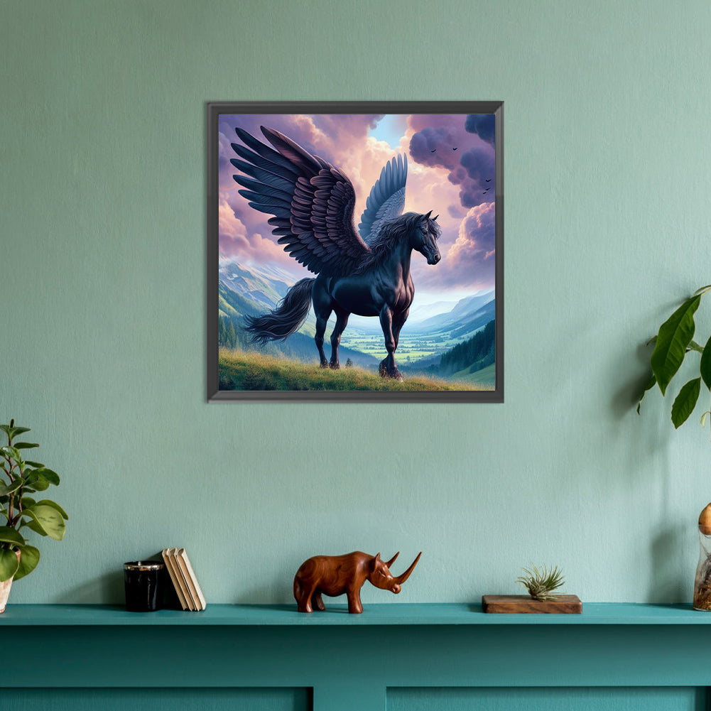 Angel Horse - Full Round Drill Diamond Painting 30*30CM