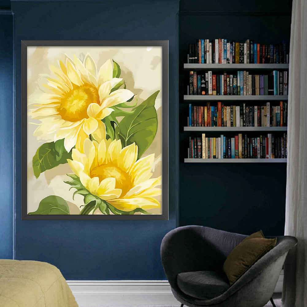 Born Toward The Sun - 11CT Stamped Cross Stitch 50*63CM