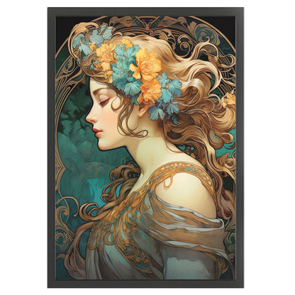 Classical Woman - 11CT Stamped Cross Stitch 40*60CM