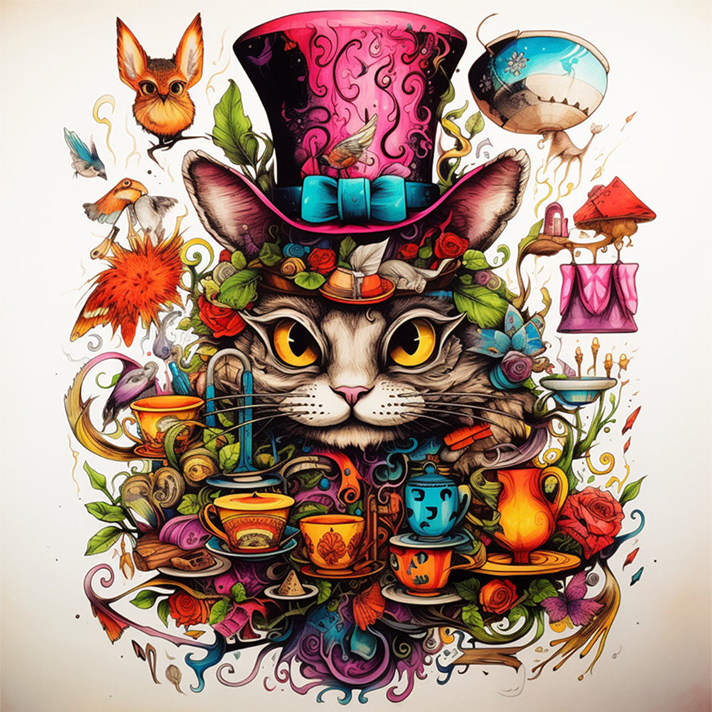 Alice In Wonderland - 11CT Stamped Cross Stitch 50*50CM