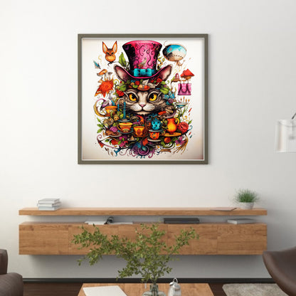 Alice In Wonderland - 11CT Stamped Cross Stitch 50*50CM
