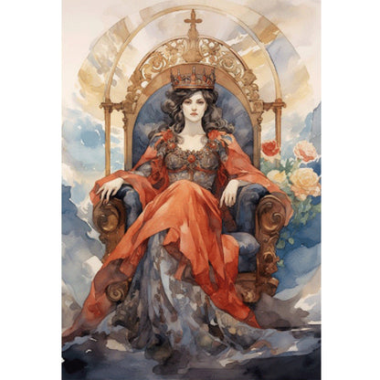 Classical Woman - 11CT Stamped Cross Stitch 50*70CM
