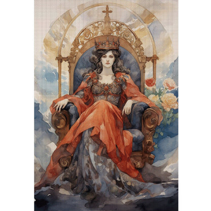 Classical Woman - 11CT Stamped Cross Stitch 50*70CM