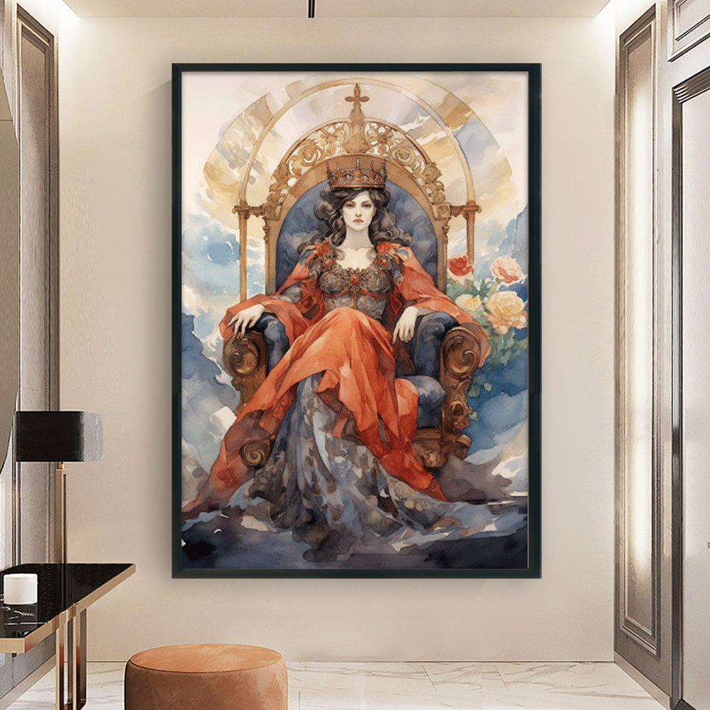 Classical Woman - 11CT Stamped Cross Stitch 50*70CM