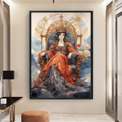 Classical Woman - 11CT Stamped Cross Stitch 50*70CM