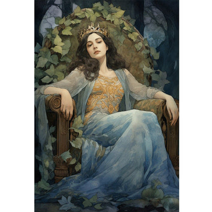 Classical Woman - 11CT Stamped Cross Stitch 50*70CM