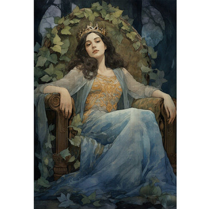 Classical Woman - 11CT Stamped Cross Stitch 50*70CM