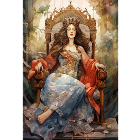 Classical Woman - 11CT Stamped Cross Stitch 50*70CM