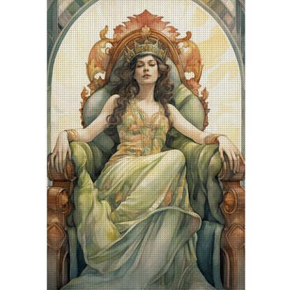 Classical Woman - 11CT Stamped Cross Stitch 50*70CM