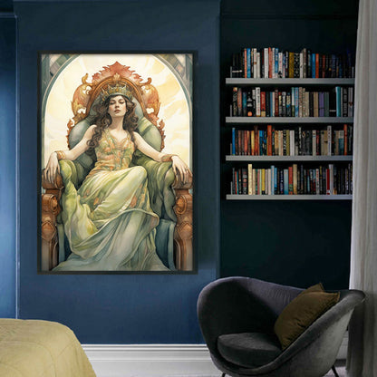 Classical Woman - 11CT Stamped Cross Stitch 50*70CM