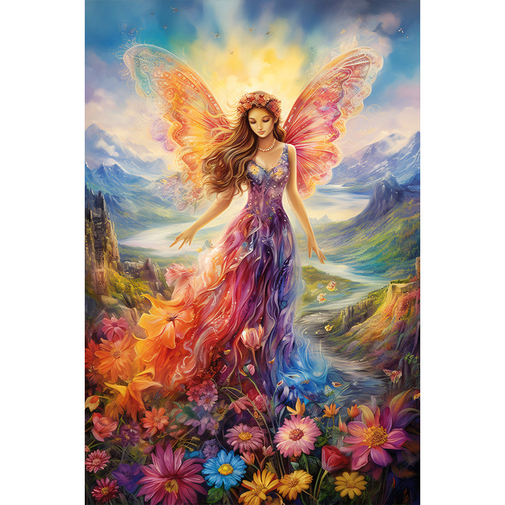 Butterfly Fairy - 11CT Stamped Cross Stitch 50*75CM