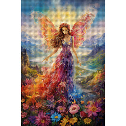 Butterfly Fairy - 11CT Stamped Cross Stitch 50*75CM