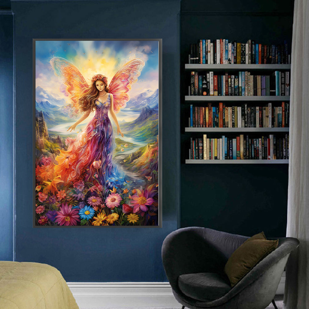 Butterfly Fairy - 11CT Stamped Cross Stitch 50*75CM