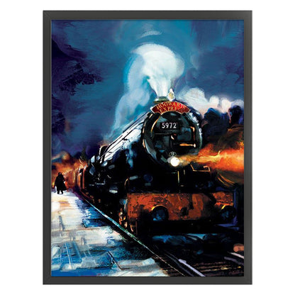 Train - 11CT Stamped Cross Stitch 50*65CM