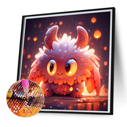 Cute Glowing Dragon - Full Square Drill Diamond Painting 30*30CM