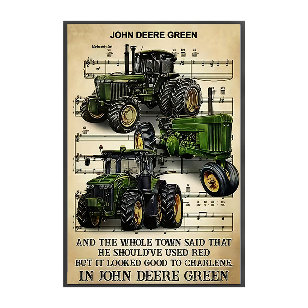 Agricultural Vehicles - 11CT Stamped Cross Stitch 50*75CM