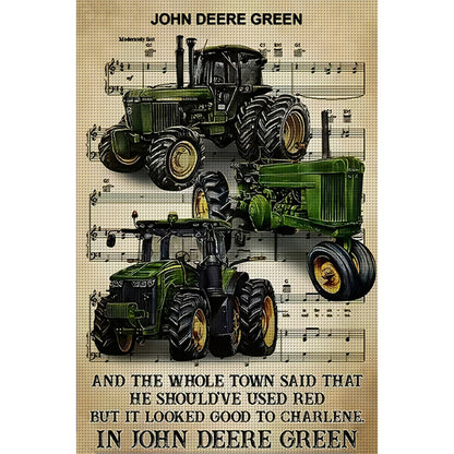 Agricultural Vehicles - 11CT Stamped Cross Stitch 50*75CM