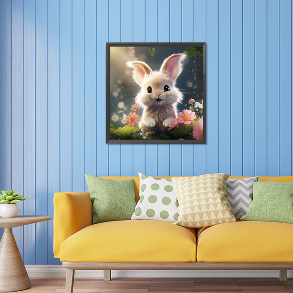 Rabbit - Full Square Drill Diamond Painting 30*30CM