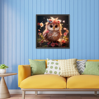 Owl - Full Square Drill Diamond Painting 30*30CM