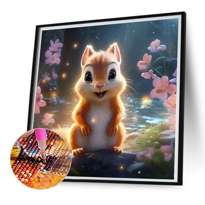 Squirrel - Full Square Drill Diamond Painting 30*30CM