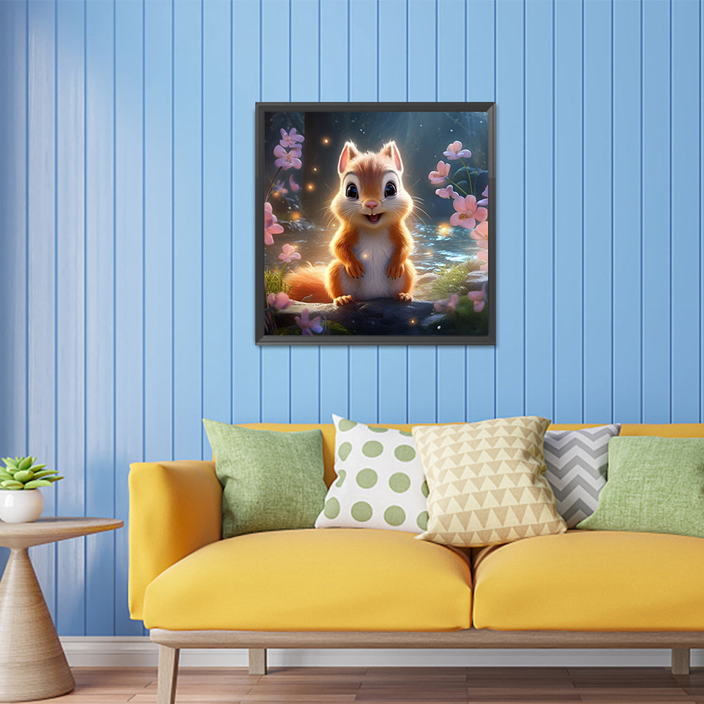 Squirrel - Full Square Drill Diamond Painting 30*30CM