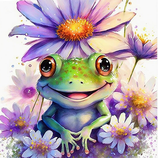 Frog - Full Round Drill Diamond Painting 30*30CM