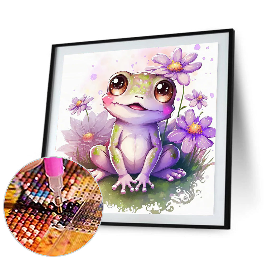 Happy Frog - Full Round Drill Diamond Painting 30*30CM